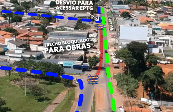 Novo desvio altera acesso à EPTG no Guará Park a partir desta segunda (4)