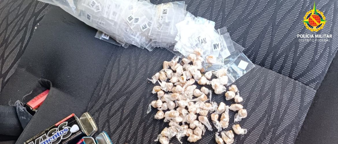 PMDF prende dois homens e apreende drogas e objetos furtados durante operação no SOF Sul