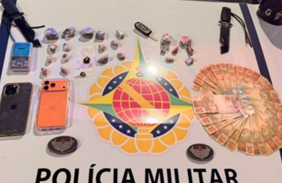 PMDF prende homem por tráfico de drogas após perseguição pelas ruas do Guará