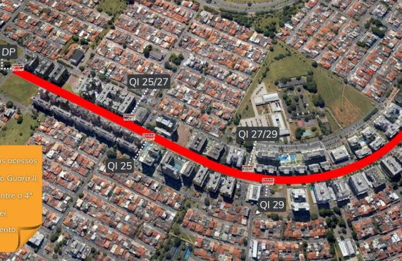 Evento na Rua do Lazer provoca mudanças no trânsito do Guará neste domingo (28)